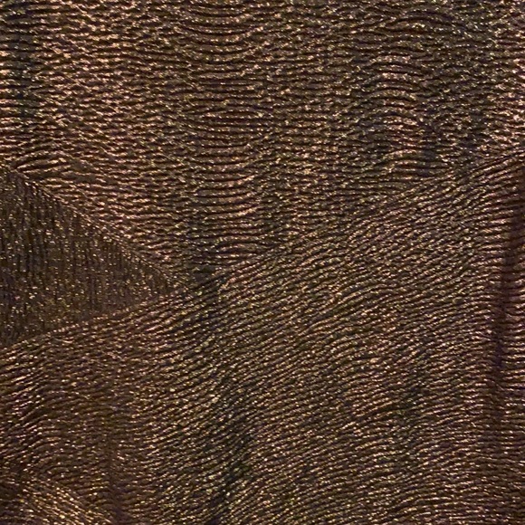 Free People Metallic Bronze/Gold Shimmer Mini dress or Tunic (Size S) - Picture 5 of 10